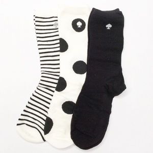 KATE SPADE Set of 3 Socks